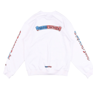 chrome-hearts-sweatshirt-white-America-Flag
