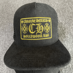 Chrome-Hearts-Snapback-Hat-Black-Yellow
