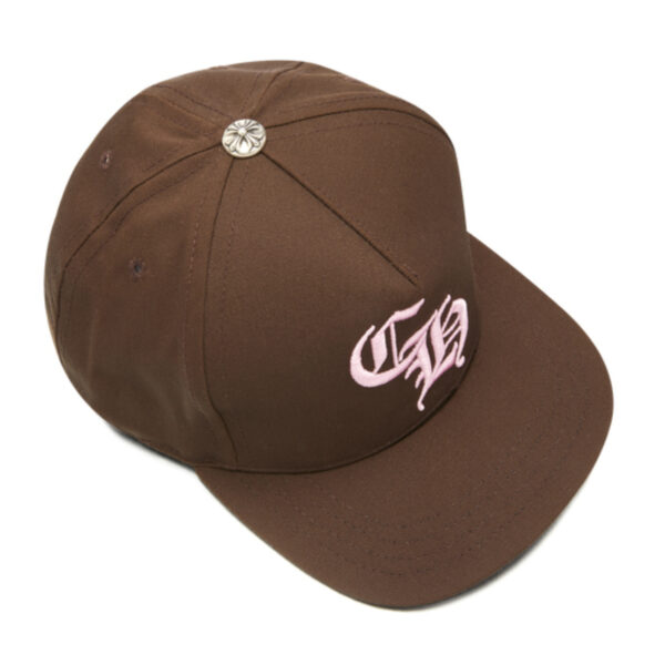 Chrome Hearts CH Baseball Hat – Brown-Pink
