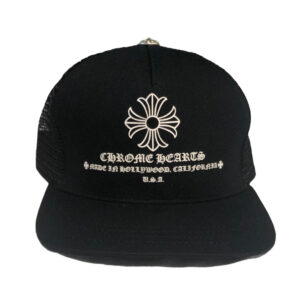 Chrome Hearts Printed Cross Trucker Hats Black