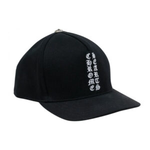 Chrome Hearts Vertical Logo Hat – Black