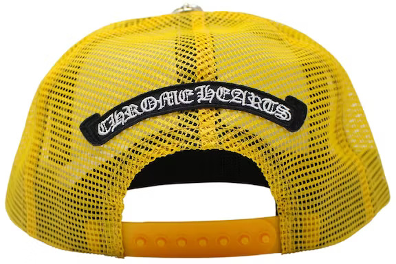 Chrome-Hearts-King-Taco-Trucker-Hat-Yellow-White-Red-2